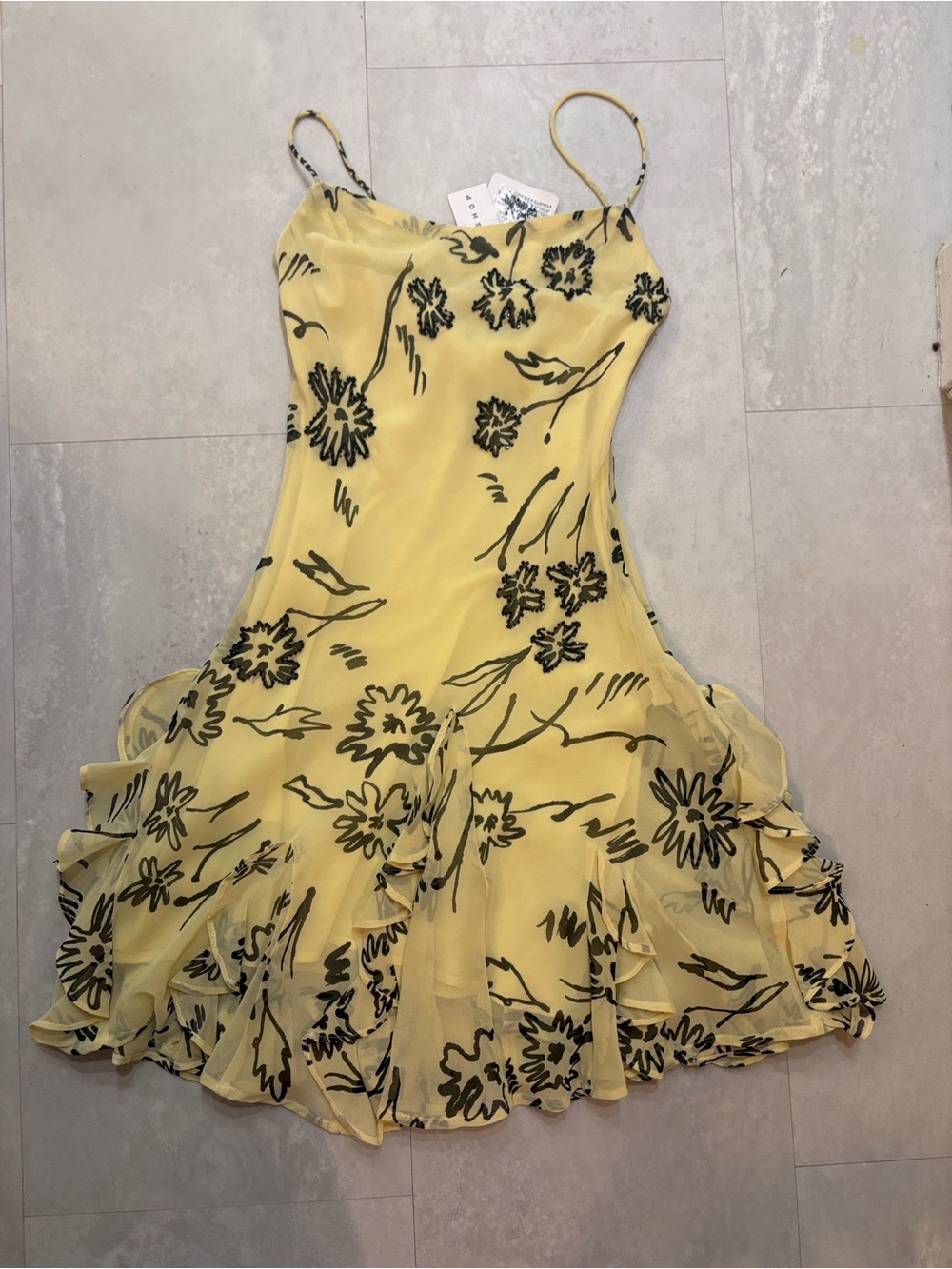 NWT TopShop Beaded Godet Mini Dress